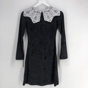 wednesday addams style dolls kill “witch” dress